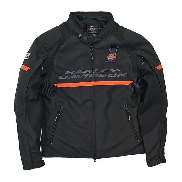 Harley Davidson Men's KILLIAN Functional Motorcycle Riding Jacket LARGE EUC